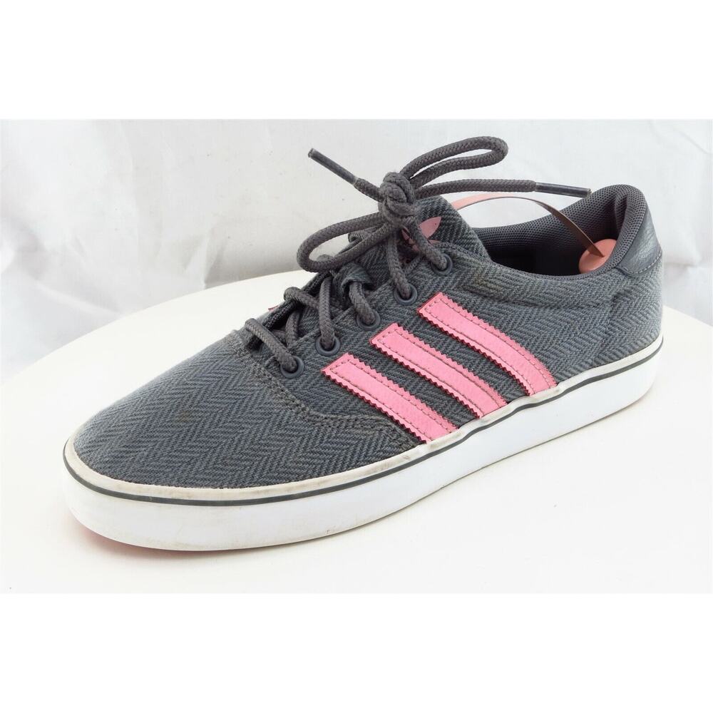 adidas Women Size 7.5 M Gray Fashion Sneakers Fabric‎ 029003